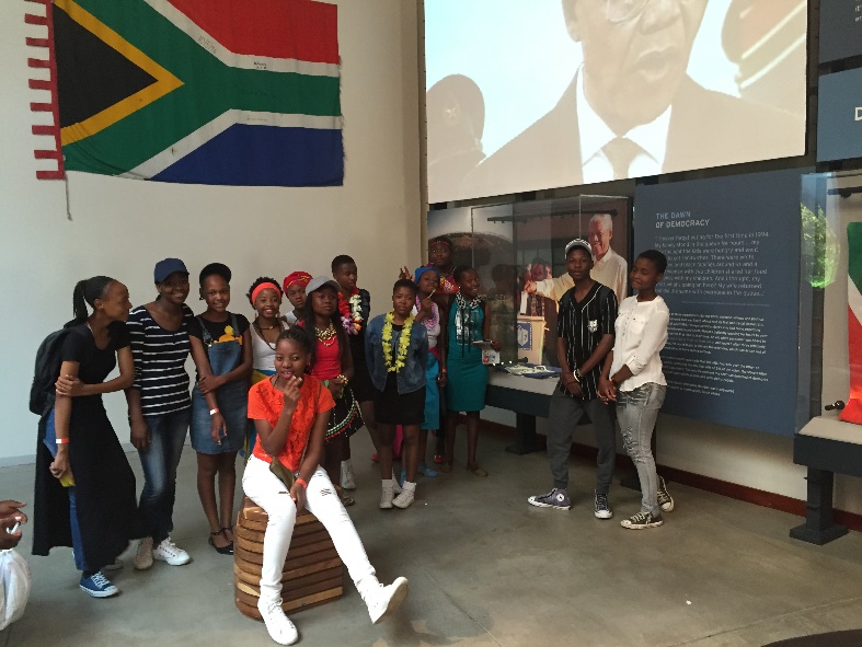 Humelela Youth Development on an outing to learn about South African history