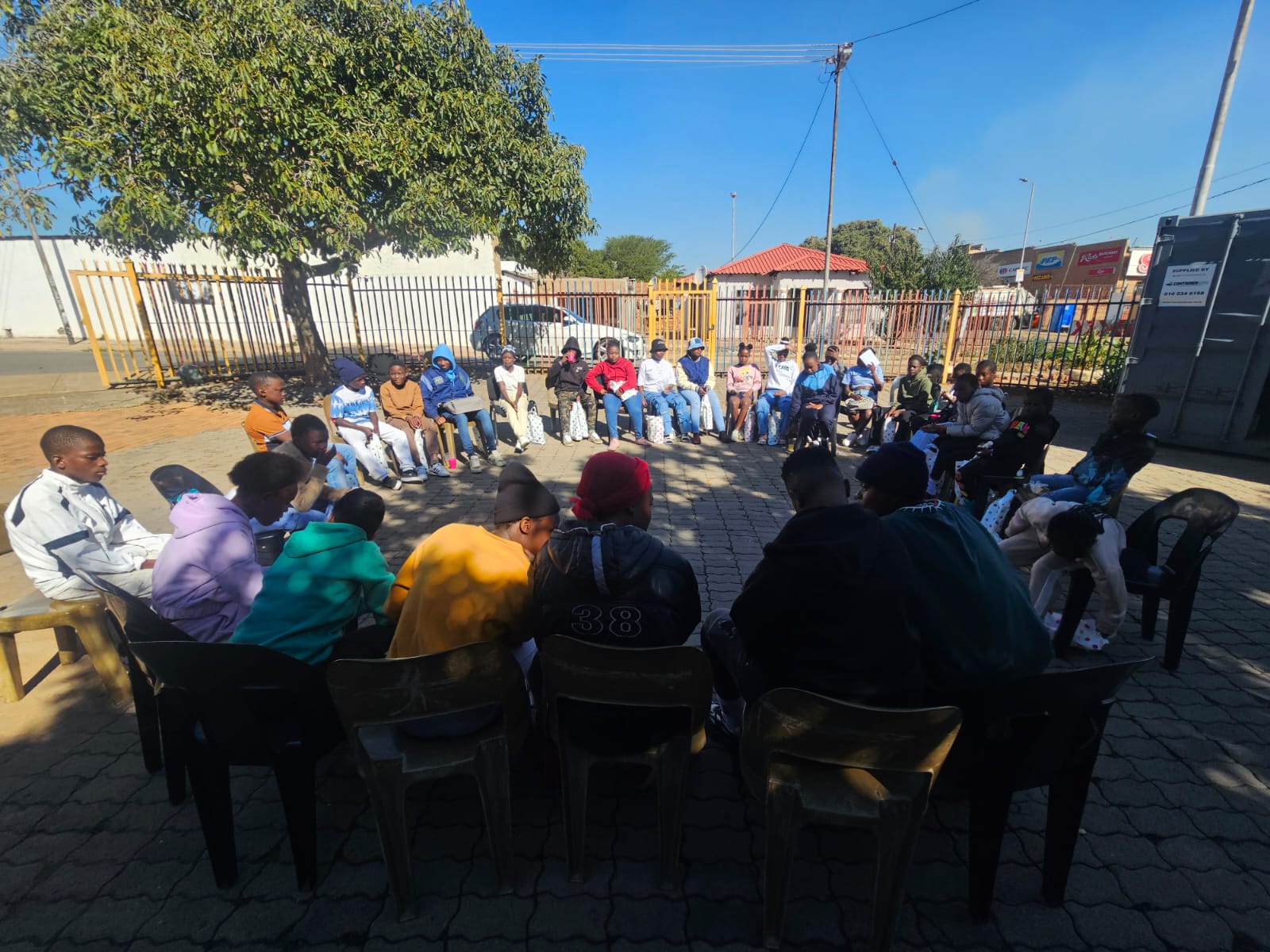 Humelela Youth Development Planning the next activity